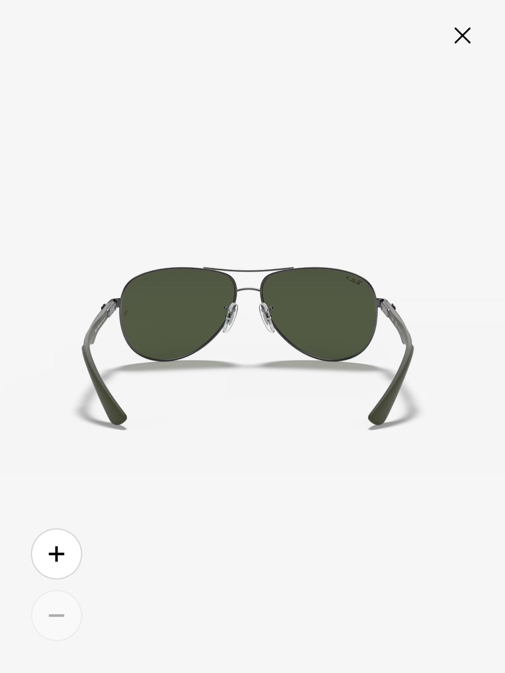 Ray Ban RB8313 Carbon Fiber Polarized Aviator Sunglasses - Picture 5 of 12
